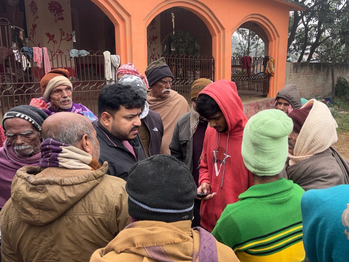 घनश्यामपुर प्रखंड में किसान आईडी बनाने के िलए शिविर का आयोजन