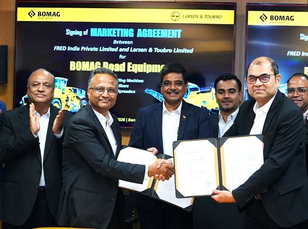 L&T Partners with France&rsquo;s FAYAT Road Equipment to Market BOMAG&rsquo;s Specialised Road Construction Equipment in India