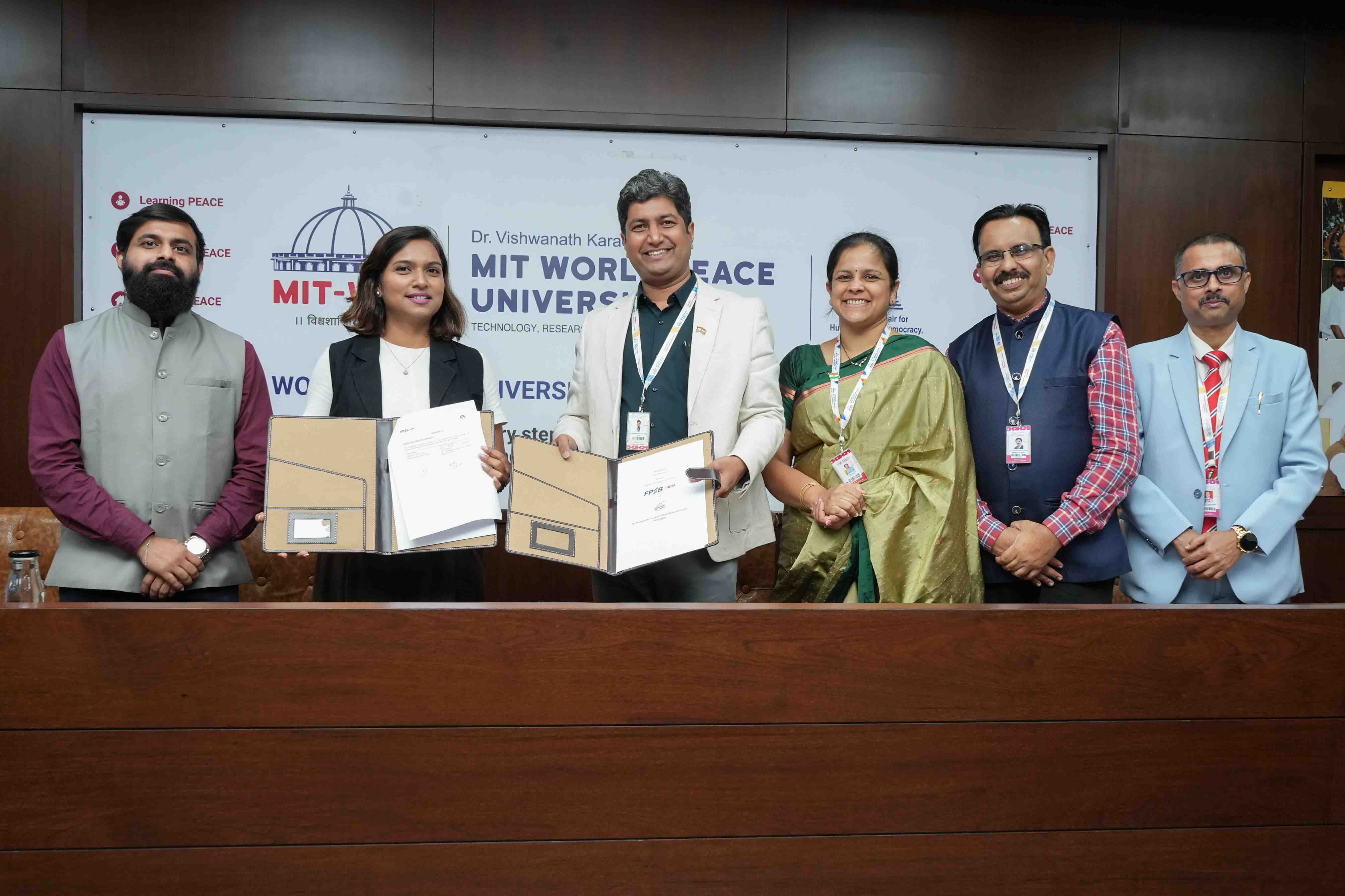 MIT-WPU School of Commerce & Economics Signs MoU with FPSB India to Empower Students with CFP® Certification