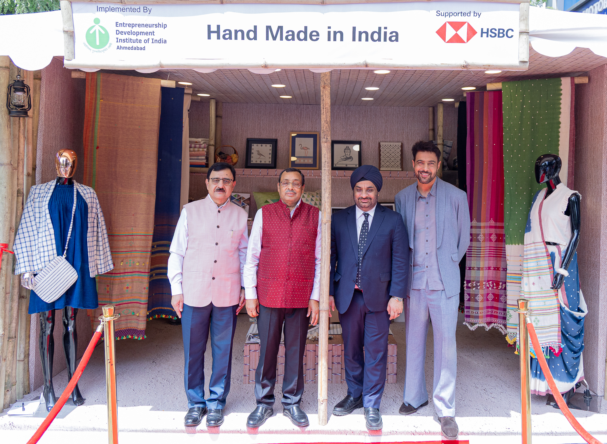 HSBC India and Entrepreneurship Development Institute of India mark milestone celebration of ‘Hand Made in India’, a landmark handloom initiative