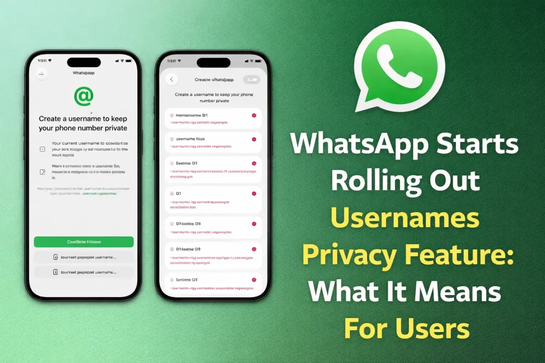 WhatsApp Starts Rolling Out Usernames Privacy Feature: What It Means for Users