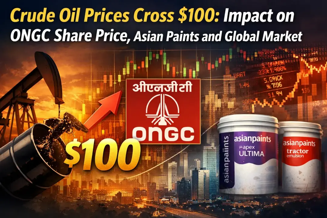 Crude Oil Prices Cross $100: Impact on ONGC Share Price, Asian Paints and Global Market