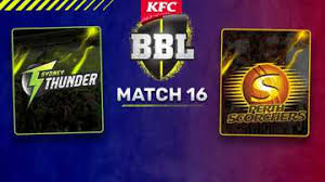Cricket commentary | Sydney Thunder vs Perth Scorchers, 16th Match, Big Bash League 2025-26