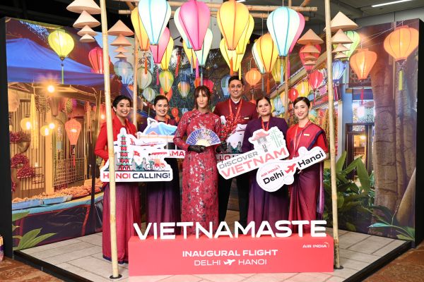 AIR INDIA LANDS AT HANOI, BEGINNING SERVICES TO ITS SECOND GATEWAY IN VIETNAM
