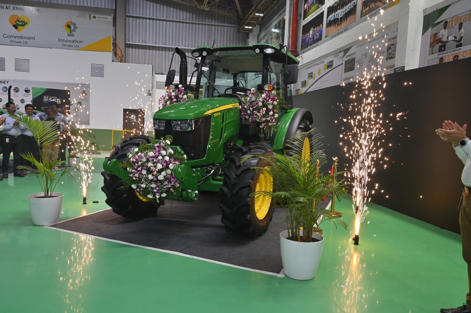 John Deere Power & Technology Show and Unveiling of 5M series- 5130M (130HP) in India
