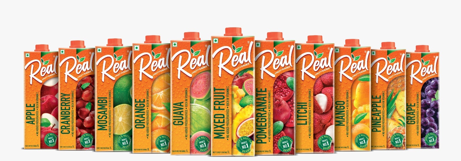 Lip-Smacking Fruit Goodness, no added Preservatives: Real Fruit Beverages help parents tackle fussy eating habits