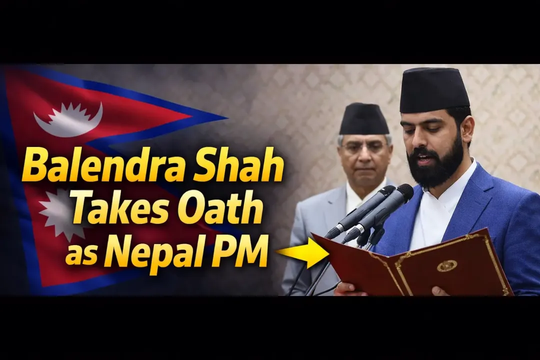 Balendra Shah Takes Oath as Nepal PM 