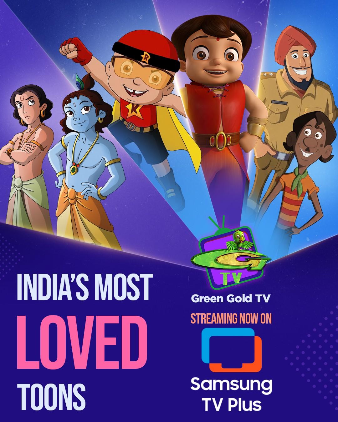 Samsung TV Plus expands its FAST offerings in India with the launch of Green Gold Animation’s ‘Green Gold TV’