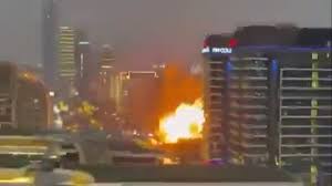 Iran-Linked Strike Causes Explosions and Fire in Dubai