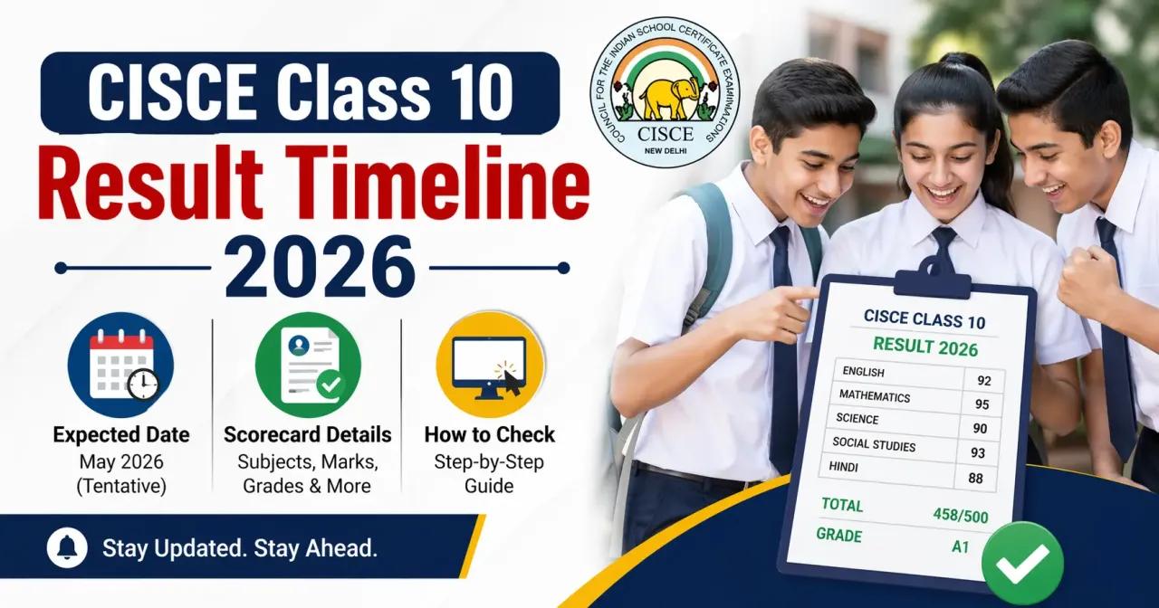 CISCE Class 10 Result Timeline 2026: Expected Date, Scorecard Details and How to Check