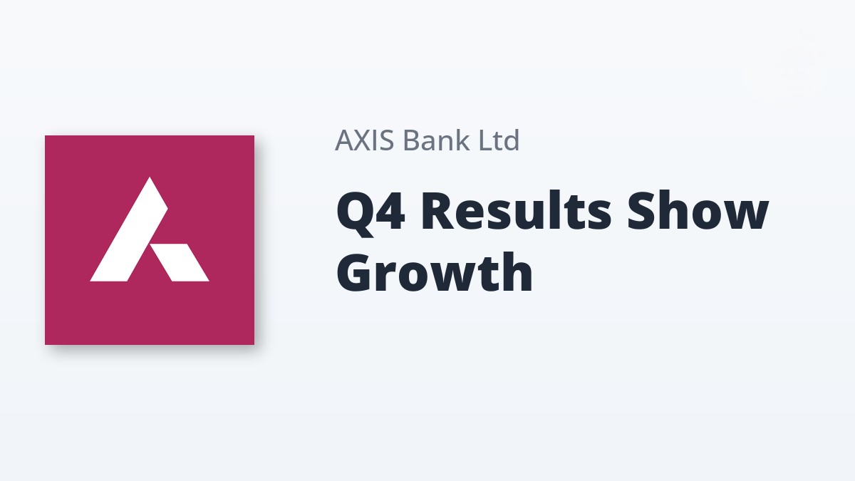 Axis Bank Q4FY26 & Annual Results FY26