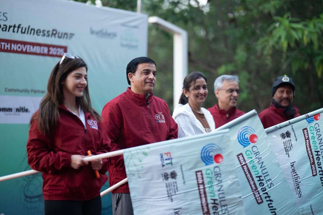 100,000 runners, 119 locations for 10000 plus plants in the fourth edition of Granules Green Heartfulness Run and Plantation Week