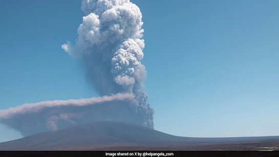 Volcanic ash from Ethiopia