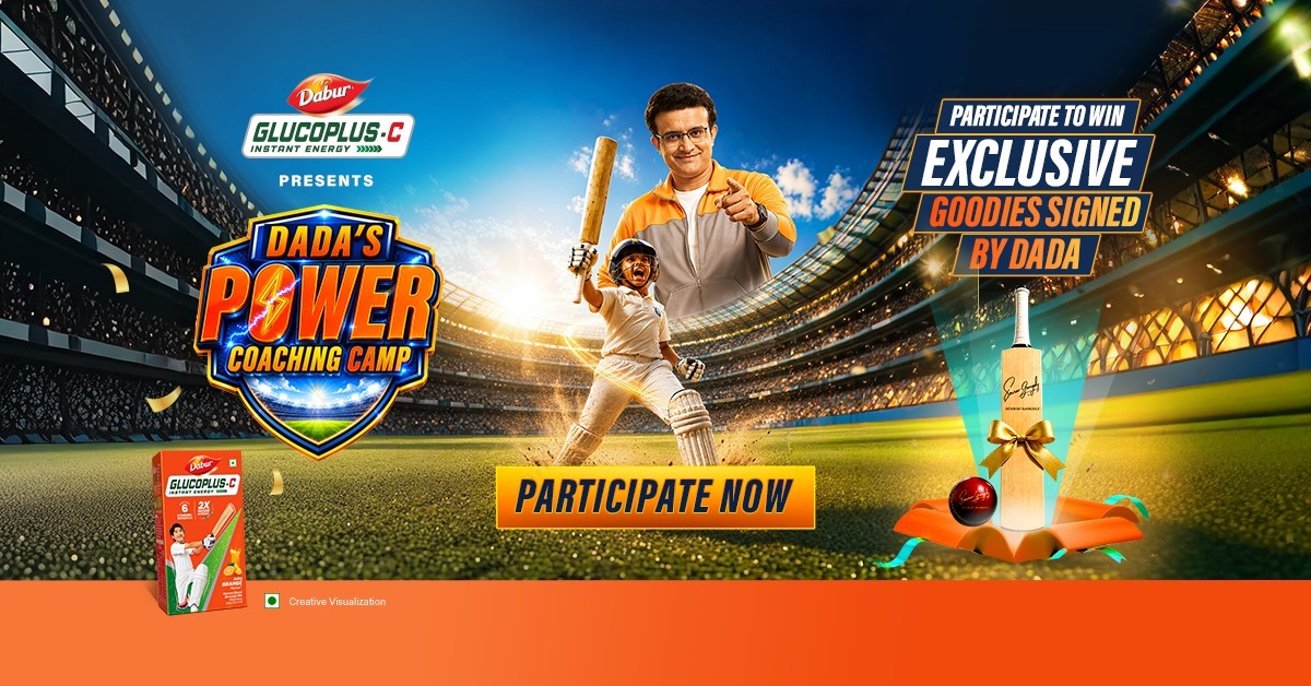 Dabur GlucoPlus C launches new Campaign with Sourav Ganguly through AI-Powered 'Dada's Power Coaching Camp'