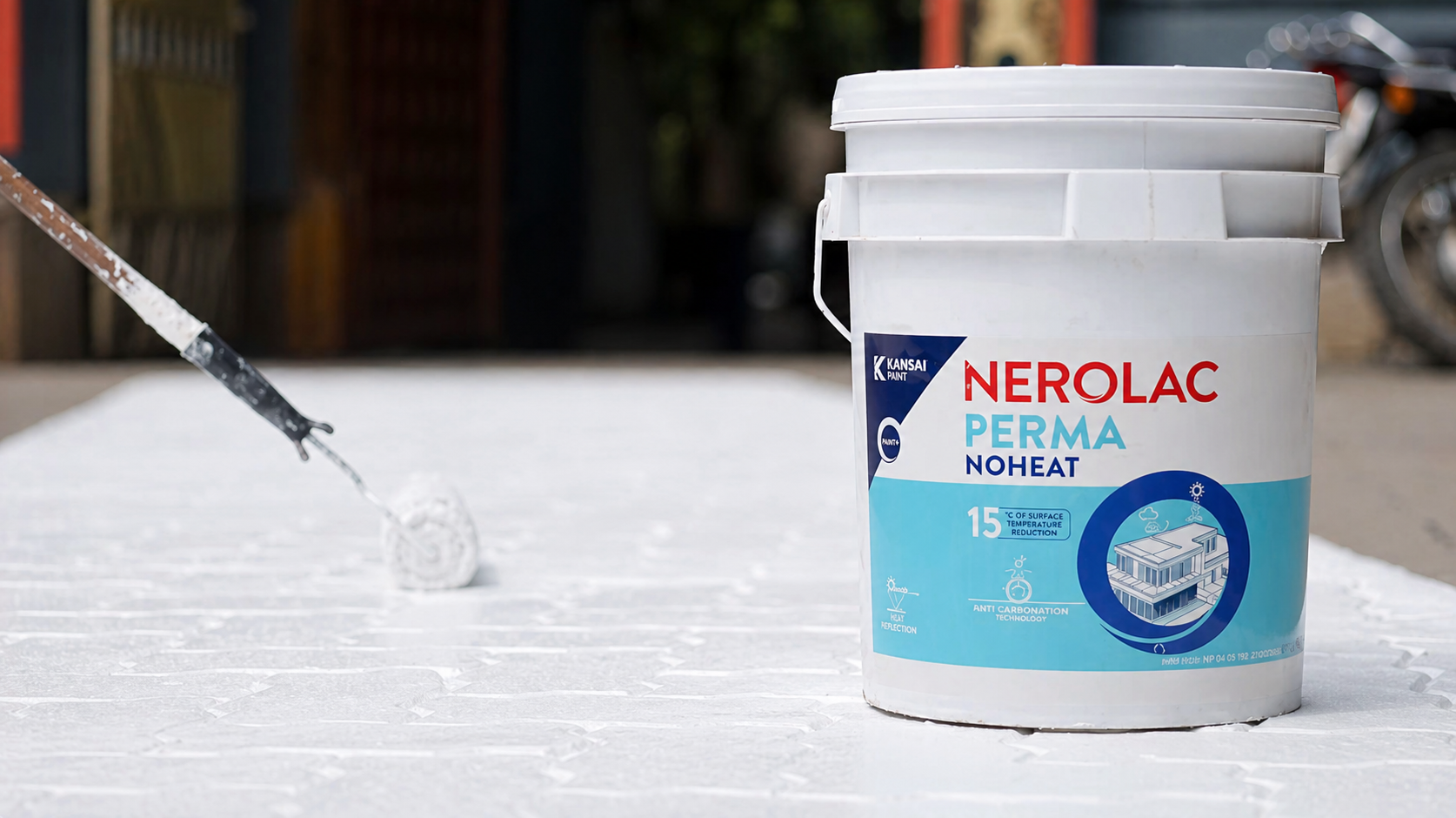 Kansai Nerolac cools down scorching temple pathways by up to 15°C with Perma NoHeat