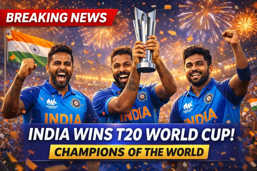 India Wins ICC Men’s T20 World Cup 2026 Final Against New Zealand