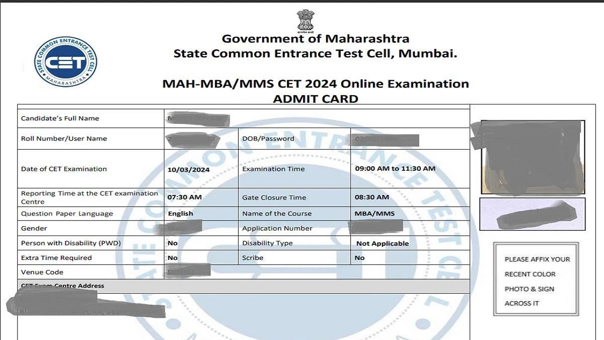 MAH MBA CET 2026 Admit Card Released for April Exams: Download Now
