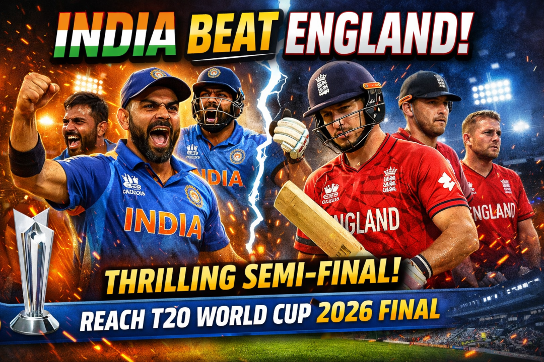 India Beat England in Thrilling Semi-Final to Reach T20 World Cup 2026 Final