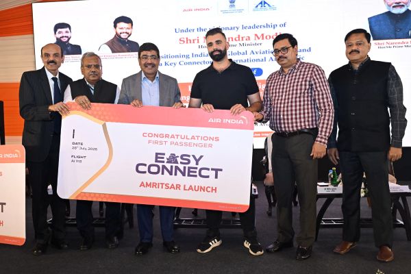AIR INDIA LAUNCHES &lsquo;EASY CONNECT&rsquo; FLIGHTS FROM AMRITSAR, CONNECTING PUNJAB TO 27 GLOBAL DESTINATIONS