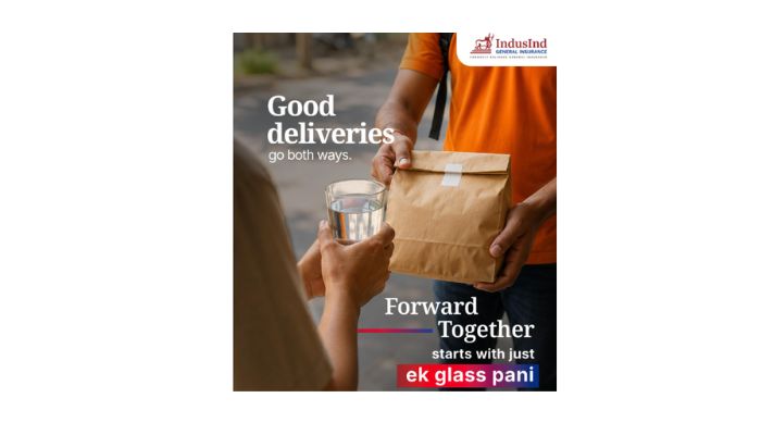 IndusInd General Insurance Launches &lsquo;Ek Glass Paani&rsquo;, A Campaign Celebrating Everyday Kindness  Towards Gig Workers 