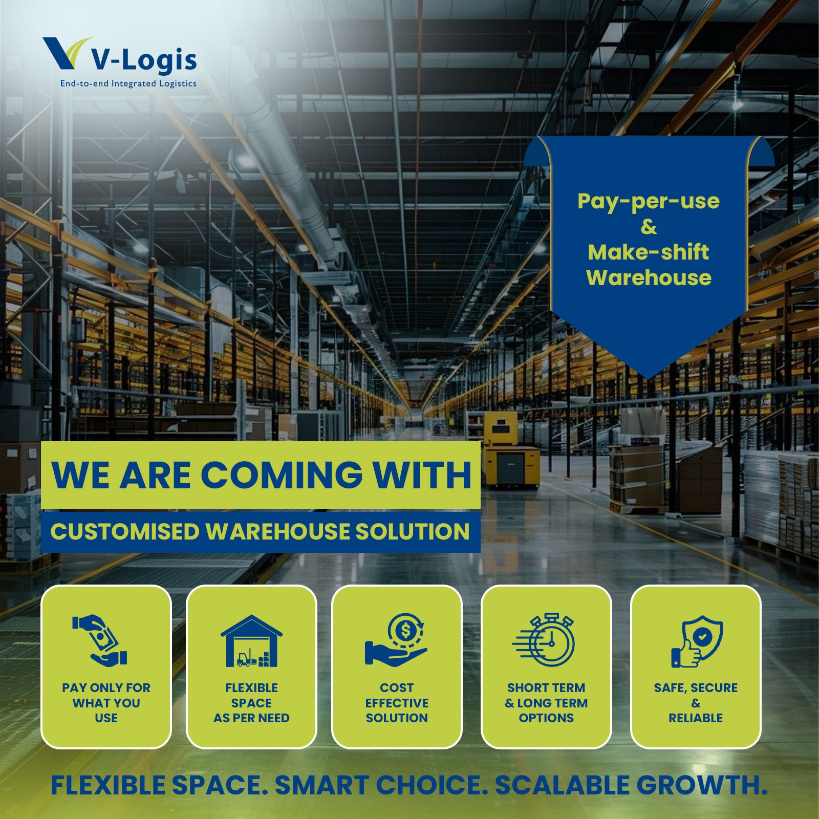 V-Logis Introduces Flexible Pay-Per-Use Warehousing Solutions to Help Businesses Manage Festive Season Demand
