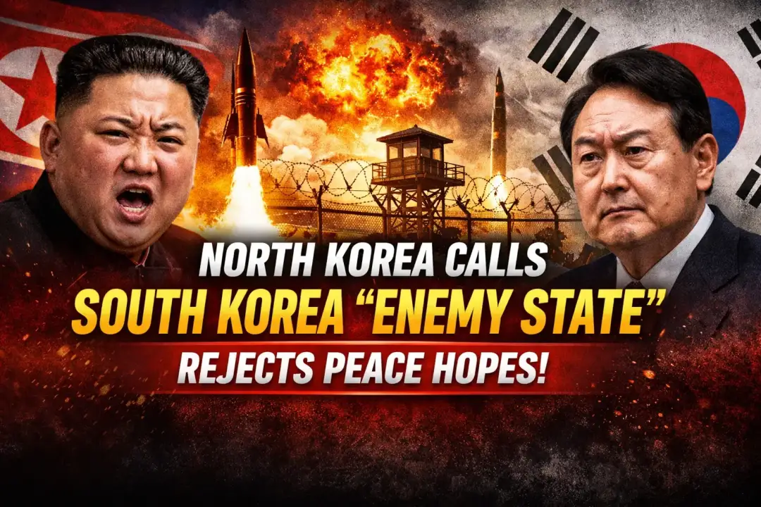 North Korea Calls South Korea “Enemy State”, Rejects Peace Hopes