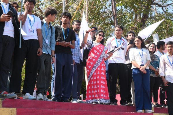 VIT Bhopal Leads Awareness Walk for the Conservation of 'Bada Talab' on World Water Day