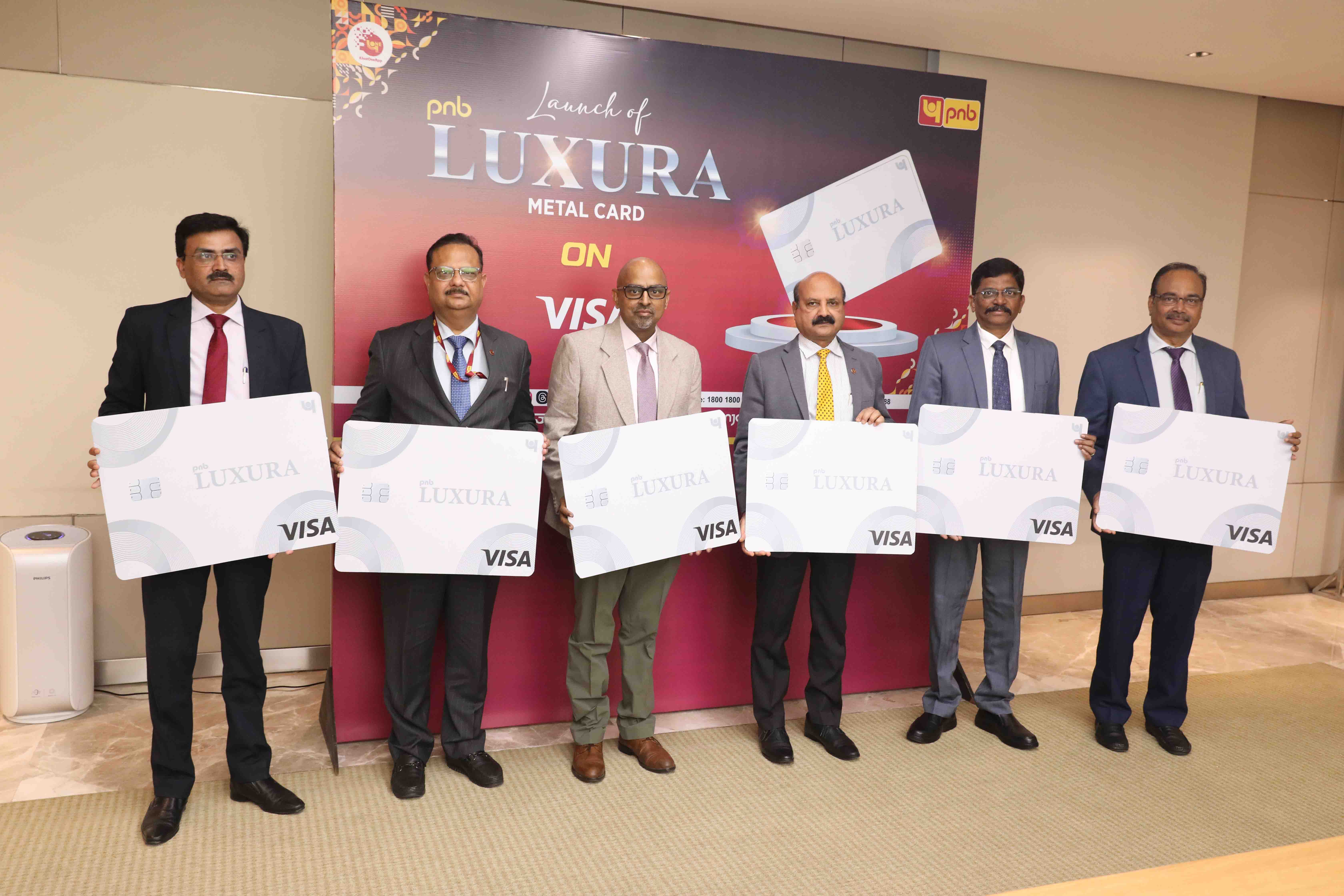 PNB Launches LUXURA Metal Credit Card on VISA Infinite Platform