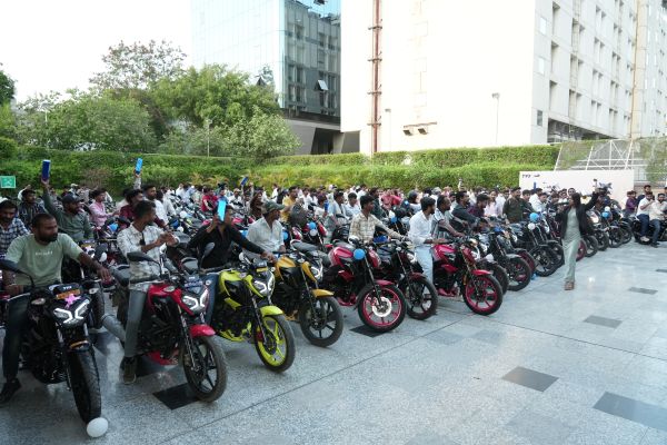 TVS Motor Delivers Over 300 Motorcycles To Customers At Mega Delivery Event In Indore
