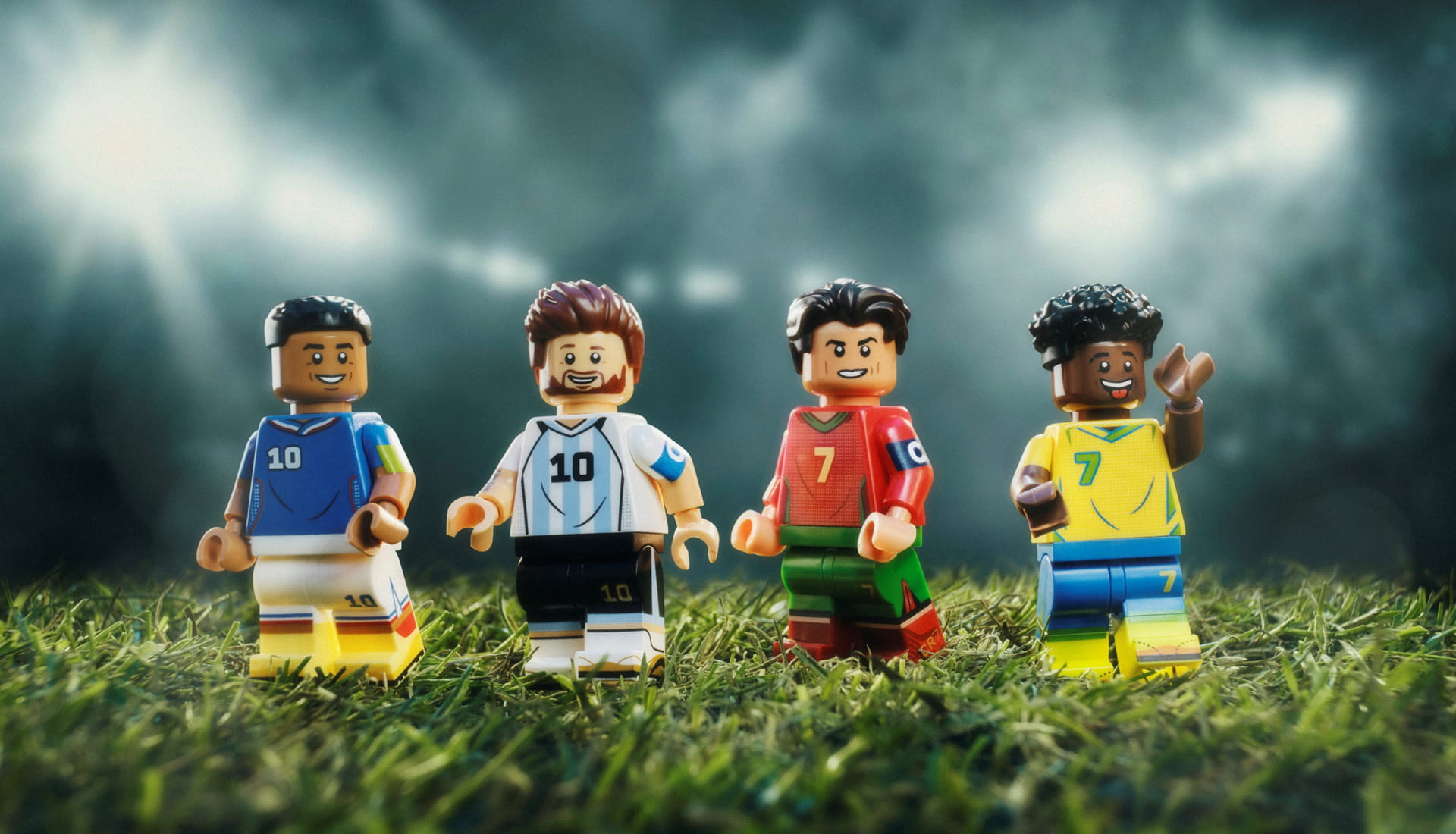 Messi, Ronaldo, Mbapp&eacute; and Vini Jr Turned Into LEGO Icons Ahead of World Cup 2026