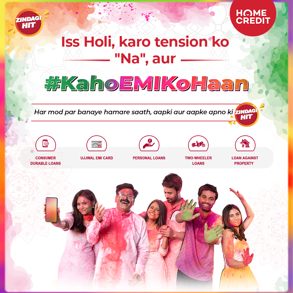 Home Credit India Unveils Holi Musical Celebrating Confident Financial Choices with #KahoEMIKoHaan